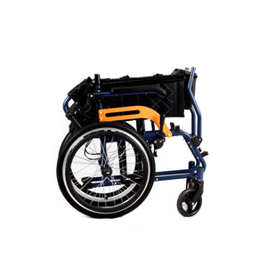 New Lightweight Self Propelled Wheelchair Blue