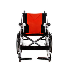 Aluminium Wheelchair Lightweight and Foldable Frame Attendant Attendant Chair